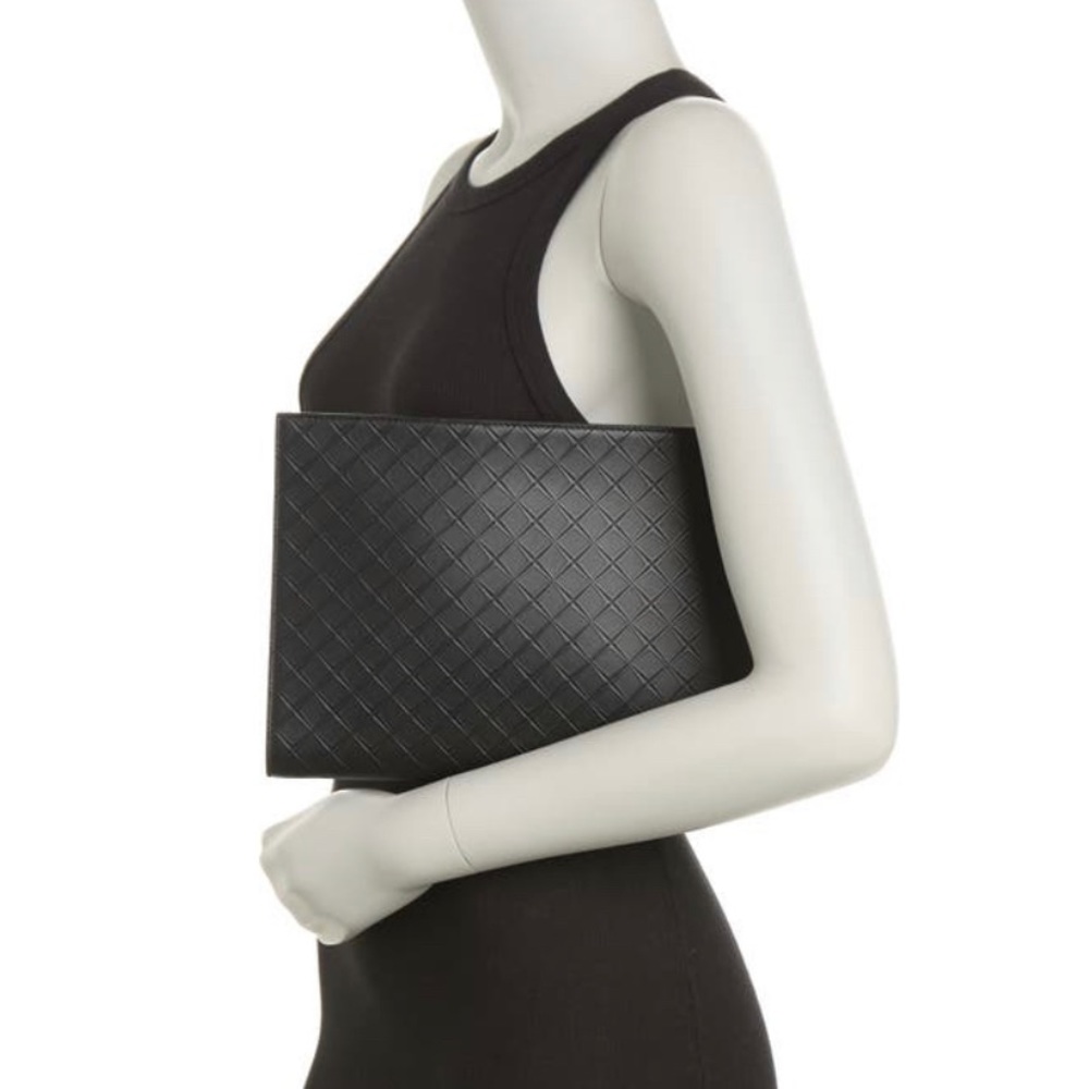 ⚠️ $1,090 NWT Bottega Veneta Intrecciato Leather Document Case
